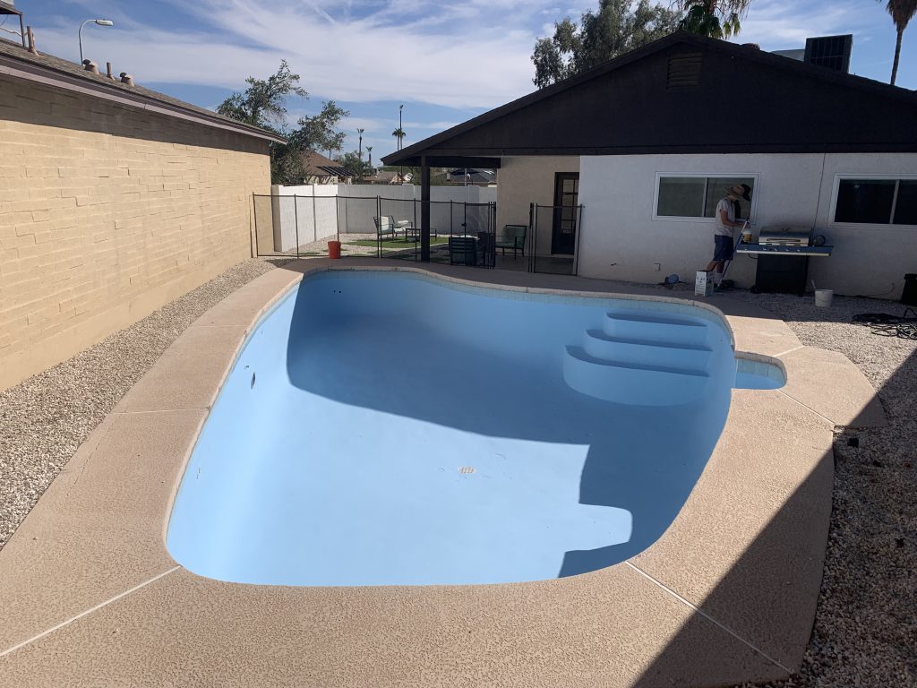 Epoxy pool refinish